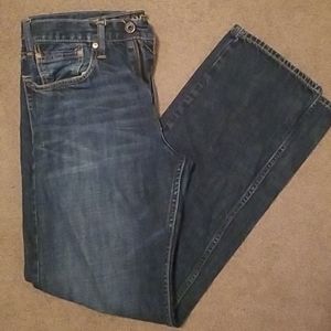 Mens American Eagle Relaxed Straight Jeans